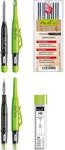 Pica Dry und Fine Dry Tieflochmarker graphit + Ersatzminen Graphitminen H und...