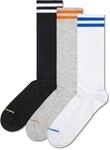 Happy Socks Solid Colourful Crew Sock Sets Different Colours for Men and Women