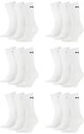 PUMA 18 Paar Sportsocken Tennis Socken Gr. 35-49 Unisex f&uuml;r sie und ihn, Farbe:300 -