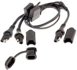 TecMate OptiMATE CABLE O-05, Y-Splitter, SAE auf 2 abgesicherte SAE-Ausg&auml;nge