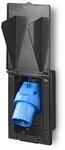 ProPlus 373505BK CEE Einspeisestecker Einbau rechteckig schwarz Einbaustecker...