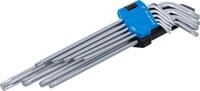 BGS 793 | Winkelschl&uuml;ssel-Satz | extra lang | T-Profil (f&uuml;r Torx) | 9-tlg. 