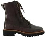 Paul Green Damen - Boots 9768-110 in braun Reptillederoptik