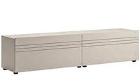 xonox.home - Lowboard Beach 180x36x34 cm Kashmir beige | 2 Klappen mit D&auml;mpfer,
