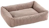 Dehner Premium Hundebett Kaya, beige, 80 x 25 x 60 cm (B/H/T) | Tiergr&ouml;&szlig;e M,