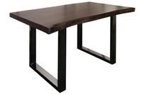 Esstisch Akazie braun lackiert FREEFORM | 140x90x77 cm (BxTxH) 55 kg Modern...