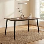 IDIMEX Esstisch Nora 120 x 80 cm, Nussbaum Finish - rechteckiger Esszimmertisch...
