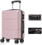 YONSLY Reisekoffer TSA-Schloss, YKK-Rei&szlig;verschluss Hartschalen-Koffer Trolley