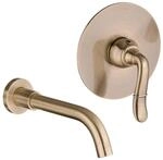 PaulGurkes Waschtischarmatur Unterputz Bronze Retro Antik Messing...