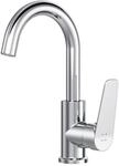 Waschtischarmatur Hoch mit Drehbarem Auslauf - Wasserhahn Bad 360&deg; Schwenkbar -