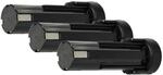 vhbw 3x Akku kompatibel mit ABB Pressofix 208 | SDF-AK210 Werkzeug (3300 mAh,...