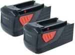 vhbw 2x Akku Ersatz f&uuml;r Hilti B36/5.2 | f&uuml;r Werkzeug (4000 mAh, Li-Ion, 36 V)