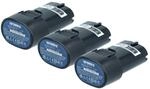 EXTENSILO 3X Akku kompatibel mit Makita TD021D, TD021, TD021DSE, TD021DSEX |...