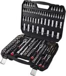 Toolcraft Bit- und Steckschl&uuml;ssel-Set 1/2, 1/4, 3/8 196teilig TO-10674597