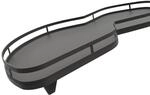 SOTECH Lemans II anthrazit Links ausschwenkend | f&uuml;r Eckschrank mit 60 cm...