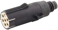 HELLA 8JA 008 084-011 Stecker - 24V - 7-polig - Stecker: Schraubkontakt - Kunststoff