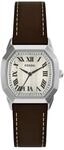 Fossil Harlow Herren 33MM Silberfarbene Edelstahluhr, FS6214