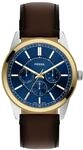 Fossil Pearson Herren 42MM Zweifarbige Edelstahluhr, FS6195
