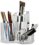 Relaxdays Pinselhalter 3-teilig, Organizer f. Kosmetikpinsel u. Make Up Zubeh&ouml;r,