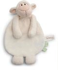 NICI Schmusetuch Lamm 25x17cm - 63318 | Weiches Kuscheltuch aus Pl&uuml;sch, ideal zum