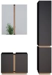 Vicco Badm&ouml;bel-Set Gloria, Anthrazit 70 cm | 3-teilig &middot;...
