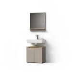 Livinity Badm&ouml;bel-Set Timavo, Greige 60 cm | 2-teilig &middot;...