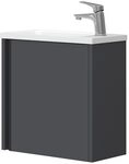 Vicco Waschbeckenunterschrank Kleo, Anthrazit 50 cm | 2-teilig &middot;