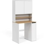 Vicco Waschmaschinenschrank Viktor, Wei&szlig;/Artisan, 93.6 x 88.2 cm | 1 T&uuml;r &middot; 3