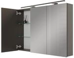 Planetm&ouml;bel ARIA Spiegelschrank Bad mit Beleuchtung 120 cm | breit, Badschrank