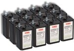 12x Nissen Batterie 4R25 Konstant 45 6V 45-50Ah Baustellenleuchten...