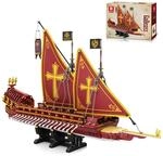 Reobrix Galeasse Segelschiff Modell Historischer Schiffsmodellbausatz 14+ | 3387