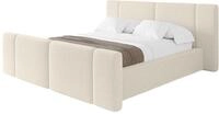 ALTDECOR Polsterbett H3/H4 Matratze RIVO-Z 180x200 - Beige | Polsterbett mit