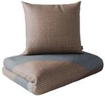 bugatti Bettw&auml;sche 100% Baumwolle 135x200 cm grau & braun - Mako Satin |...