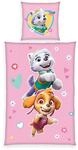 Herding Bettw&auml;sche Paw Patrol, Leuchtet im Dunkeln, Kopfkissenbezug ca. 80 x 80 cm,