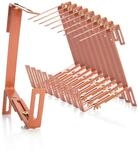 BigDean 10x Blumenkastenhalterung Metall Terracotta f&uuml;r Balkon und Gel&auml;nder 