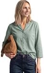 Street One Damen 3/4-Arm Bluse aus Cord mit Split Neck
