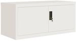 vidaXL Aktenschrank Wei&szlig; 90x40x40 cm Stahl