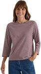 Cecil Damen 3231926 3/4-Arm Shirt mit Boat Neck und Streifen (1er Pack)