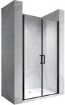 i-flair Duscht&uuml;r Lara in Schwarz 92x195 cm Verstellbereich von 92-95 cm,...
