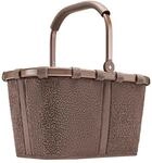 reisenthel carrybag stabiler Einkaufskorb 22 l teddy chocolate | Innentasche mit