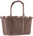 reisenthel carrybag XS kleiner Einkaufskorb 5 l teddy chocolate | Innentasche...