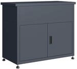 DEGAMO Gartenschrank Bremen aus Stahl, verzinkt + pulverbeschichtet,...