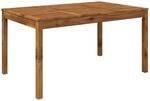 vidaXL Gartentisch Natur 147 x 88,5 x 75 cm Massivholz Akazie | Einzigartige...