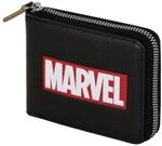 Marvel Comics-Herren-Geldb&ouml;rse Man Zip, Schwarz, 12 x 10 cm