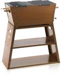 BBQ-Toro Holzkohlegrill mit Grillrost & Grillplatte Gusseisen | 2-in-1 Grill und