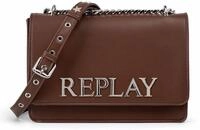 Replay Umh&auml;ngetasche Crossbody Bag Dark Brown dunkelbraun