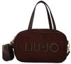 Liu Jo Ferielle AF6118 Topcase M aus Wildleder Deep Brown | 26 x 16 x 12 cm,