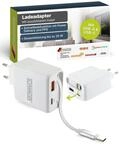 SCHWAIGER 35W Ladeadapter mit ausziehbarem USB-C Kabel, USB A + C |...
