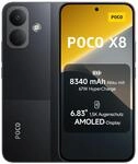 Xiaomi Poco X8, Smartphone 8+256 GB, Schwarz, 8340mAh Akku, 67W Laden 
