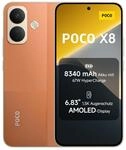 Xiaomi Poco X8, Smartphone 8+256 GB, Orange, 8340mAh Akku, 67W Laden 